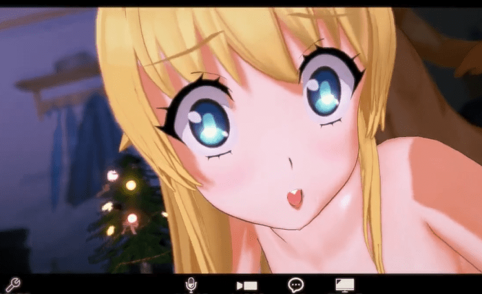 Your Blonde Girlfriend sends you a video