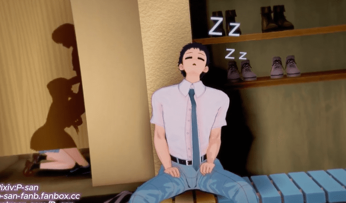 My Dress-Up Darling: Marin cheating on Gojo while he’s napping